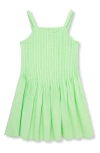 Habitual Kids Kids' Pintucked Dress In Light Green