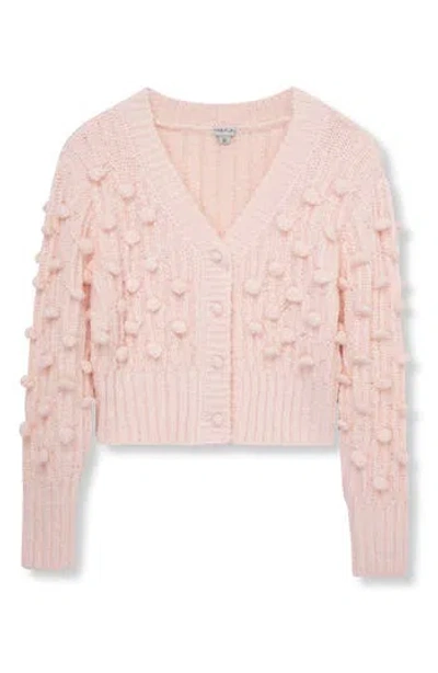 HABITUAL HABITUAL KIDS KIDS' POM CROP CARDIGAN