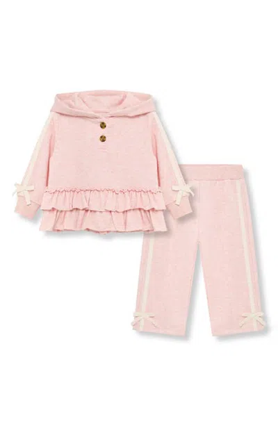 Habitual Babies'  Kids Kids' Ruffle Peplum Hoodie & Pants Set In Brown