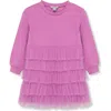 Habitual Girls' Tiered Ruffle Dress - Little Kid In Purple