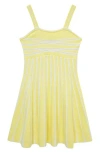 Habitual Kids Kids' Stripe Knit Dress In Yellow