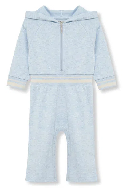 Habitual Babies'  Kids Kids' Zip Front Hooded Jumpsuit In Blue