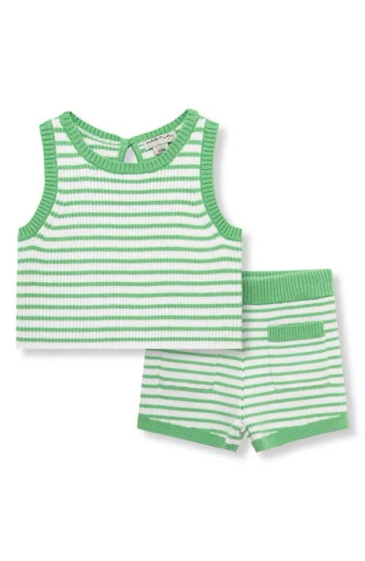 Habitual Babies'  Kids Rib Knit Tank & Shorts Set In Multi