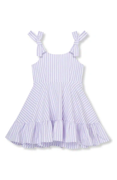 Habitual Kids' Ruffle High-low Dress In Lilac