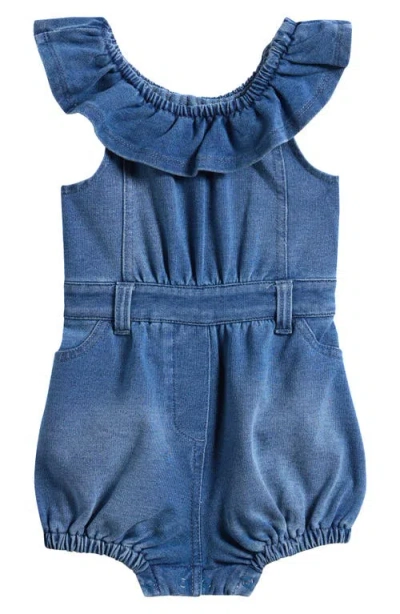 Habitual Babies'  Kids Ruffle Romper In Blue