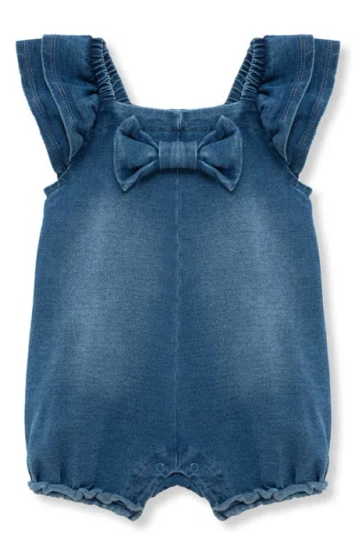Habitual Babies'  Kids Ruffle Romper In Indigo