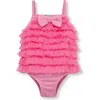 Habitual Babies'  Kids Ruffle Tiered One-piece Swimsuit In Pink