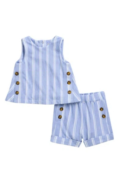 Habitual Babies'  Kids Sailor Tank & Shorts Set In Multi