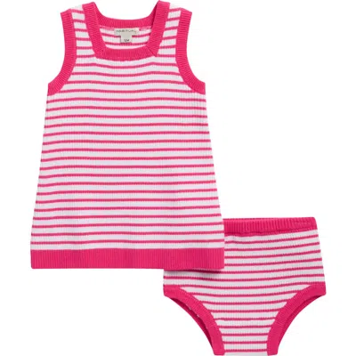 Habitual Babies'  Kids Sleeveless Knit Dress & Bloomers Set In Multi