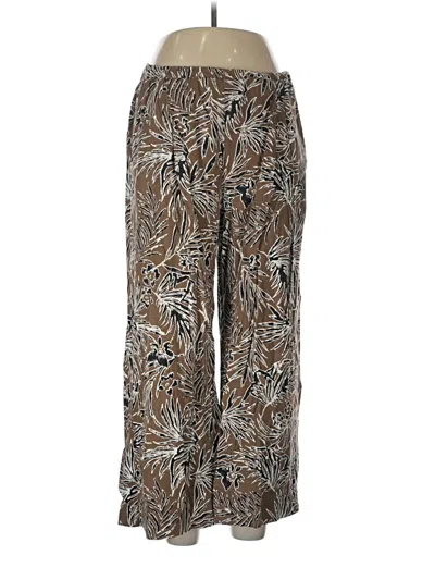 Pre-owned Habitual Linen Pants In Brown
