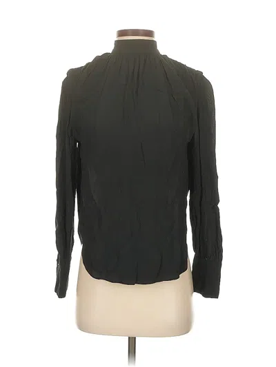 Pre-owned Habitual Long Sleeve Blouse In Black
