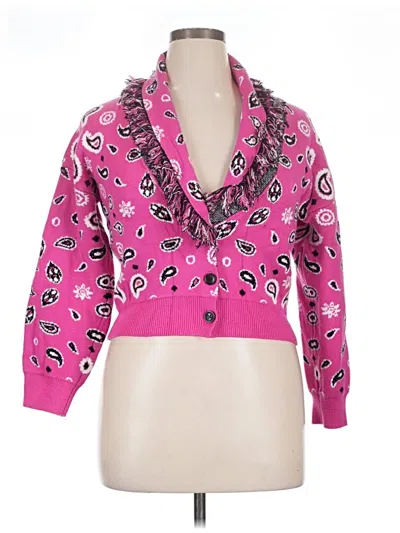 Pre-owned Habitual Long Sleeve Blouse In Pink