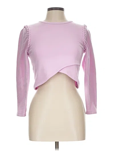 Pre-owned Habitual Long Sleeve T-shirt In Pink