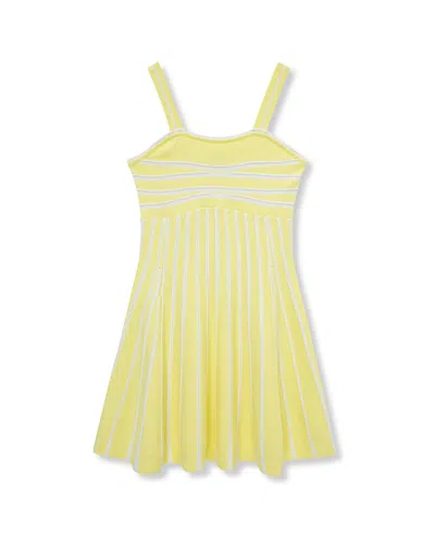 Habitual Kids' Mini Flounce Dress In Yellow