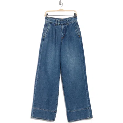 Habitual Pleated High Waist Super Wide Leg Jeans