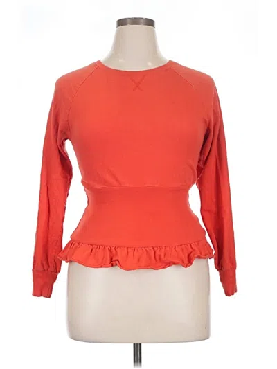 Pre-owned Habitual Pullover Sweater In Orange