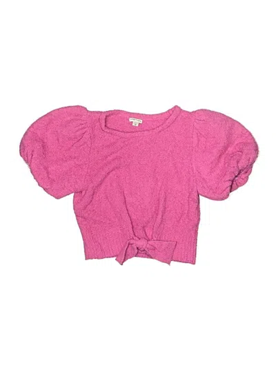 Pre-owned Habitual Kids' Pullover Sweater In Pink
