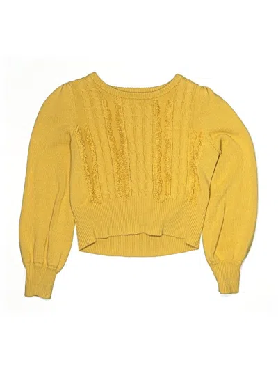 Pre-owned Habitual Kids' Pullover Sweater In Yellow