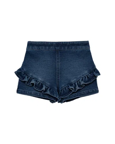 Habitual Kids' Ruffle Short In Blue