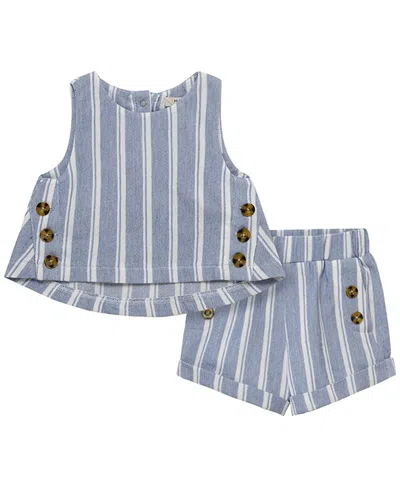 Habitual Babies'  Sailor Short Set In Blue