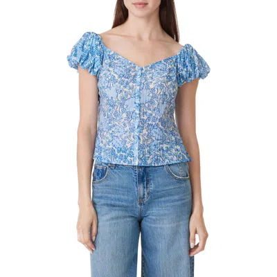 HABITUAL HABITUAL SEAMED BUTTON-UP TOP