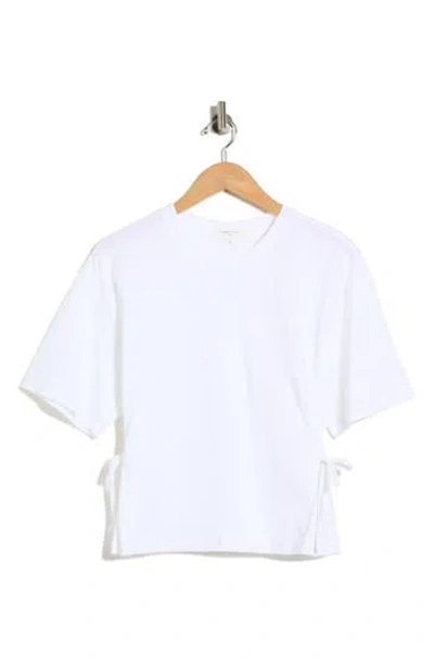 Habitual Side Tie T-shirt In White