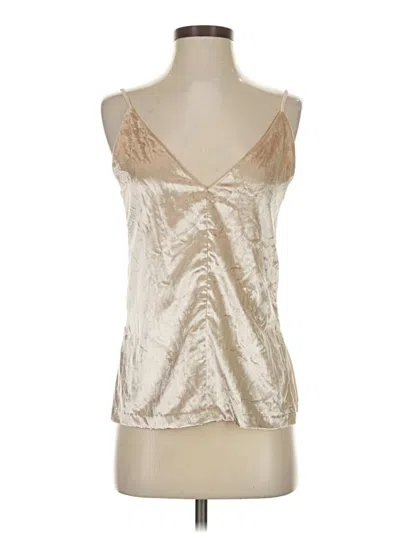 Pre-owned Habitual Sleeveless Blouse In Gold