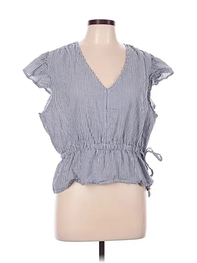 Pre-owned Habitual Sleeveless Blouse In Gray