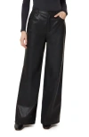 Habitual Slounch Wide Leg Faux Leather Pants In Multi