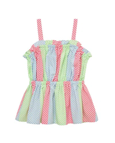 Habitual Strappy Babydoll Top In Multi