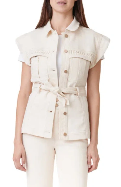 Habitual Strong Shoulder Vest In Stone