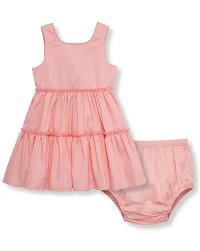 Habitual Kids' Tiered Babydoll Dress In Pink