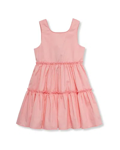 Habitual Tiered Babydoll Dress In Pink