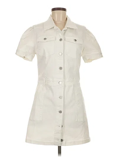 Pre-owned Habitual Trenchcoat In Ivory
