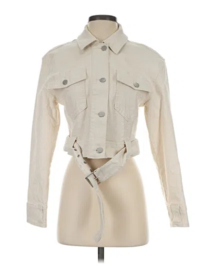 Pre-owned Habitual Trenchcoat In Ivory