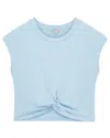 Habitual Twisted Front T-shirt In Blue