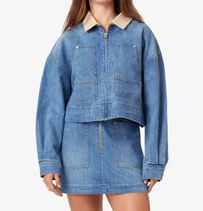 Habitual Utility Denim Jacket In Cove In Multi