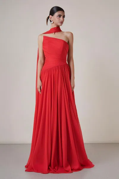 Hacchic Pleated Gown