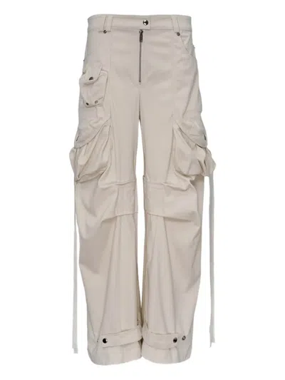 Hache Corduroy Cargo Trousers In Gray