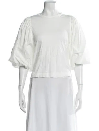 Pre-owned Hache Crew Neck Short Sleeve Top In Neutral