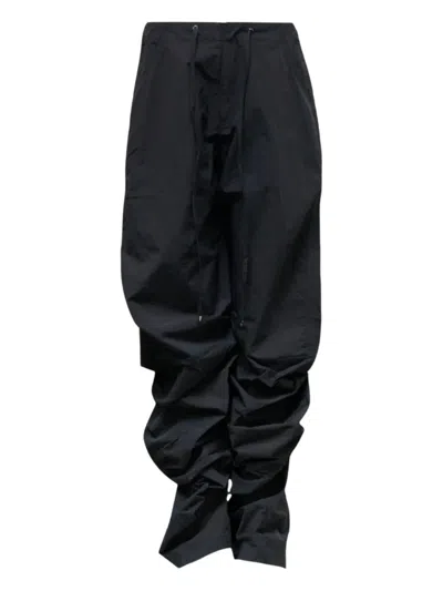 Hache Drawstrings-fastening Trousers In Gray