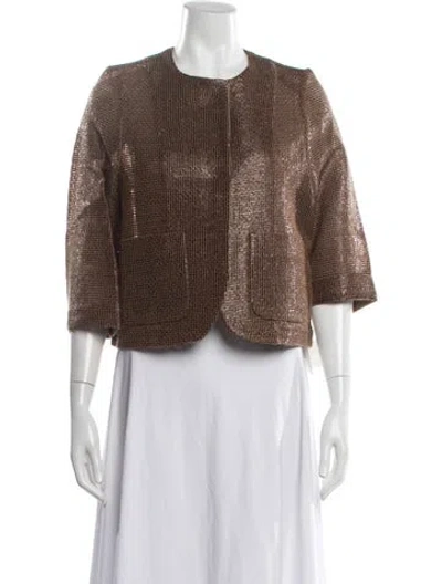 Pre-owned Hache Jacket W/ Tags In Brown