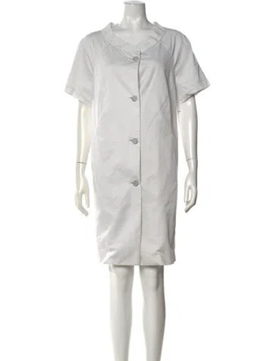 Pre-owned Hache Knee-length Dress In Gray