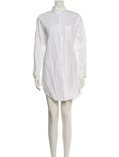Pre-owned Hache Knee-length Dress In White