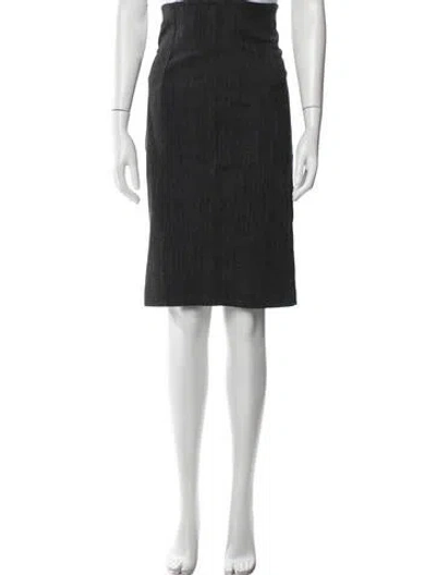 Pre-owned Hache Knee-length Skirt In Gray