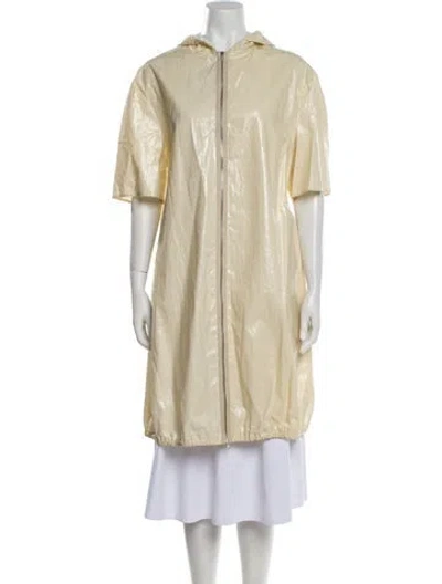 Pre-owned Hache Linen Jacket W/ Tags In Neutral