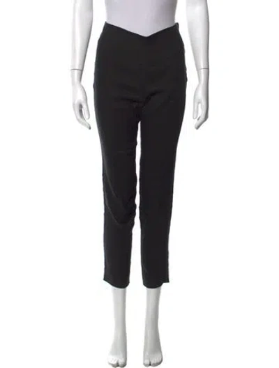 Pre-owned Hache Linen Straight Leg Pants In Grey