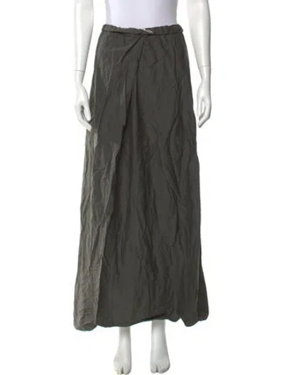 Pre-owned Hache Long Skirt In Green