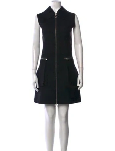 Pre-owned Hache Mini Dress In Black
