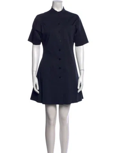 Pre-owned Hache Mini Dress In Blue
